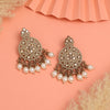 Gold Color Pakistani Kundan Earrings