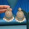 Gold Color Pakistani Kundan Earrings