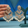 Gold Color Kundan Earrings