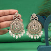 Gold Color Pakistani Kundan Earrings