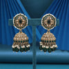 Green Color Kundan Earrings