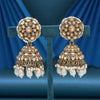 Gold Color Kundan Earrings