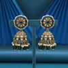 Green Color Kundan Earrings