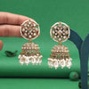 Gold Color Kundan Earrings