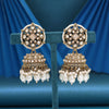 Gold Color Kundan Earrings