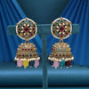 Multi Color Kundan Earrings