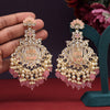 Pink Color Kundan Earrings (KDE931PNK)