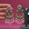 Light Purple Color Kundan Earrings (KDE938LPRP)