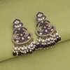 Purple Color Kundan Earrings (KDE952PRP)