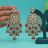 Light Purple Color Kundan Earrings (KDE959LPRP)