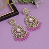 Light Purple Color Kundan Earrings (KDE963LPRP)