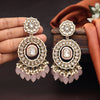 Pink Color Kundan Earrings (KDE963PNK)