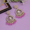 Light Purple Color Kundan Earrings (KDE964LPRP)