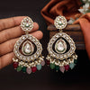 Multi Color Kundan Earrings (KDE964MLT)