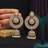 Gold Color Kundan Earrings (KDE969GLD)