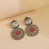 Multi Color Moissanite Kundan Earrings (KDE975MLT)