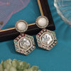 Multi Color Moissanite Kundan Earrings (KDE977MLT)