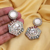 Multi Color Moissanite Kundan Earrings (KDE977MLT)