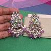 Light Purple Color Kundan Earrings (KDE978LPRP)