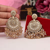 Gold Color Kundan Pakistani Earrings (KDE979GLD)