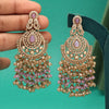 Light Purple Color Kundan Pakistani Earrings (KDE980LPRP)