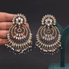 Blue Color Kundan Pakistani Earrings (KDE981BLU)