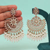 Pink Color Kundan Pakistani Earrings (KDE982PNK)