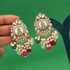 Multi Color Kundan Earrings (KDE987MLT)