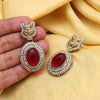 Rani Color Kundan Earrings (KDE990RNI)