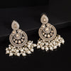 Gold Color Kundan Pakistani Earrings (KDE994GLD)