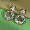 Multi Color Kundan Earrings (KDE999MLT)