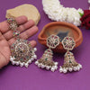 Multi Color Pakistani Kundan Earrings With Maang Tikka (KDTE588MLT)