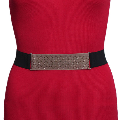 Assorted Color Combo Of 6 Pieces Elastic Waist Belt (Kamarband) For Women//Girls (KMBND101CMB)