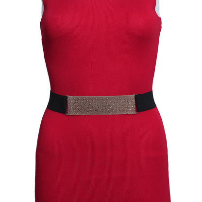 Assorted Color Combo Of 6 Pieces Elastic Waist Belt (Kamarband) For Women//Girls (KMBND101CMB)