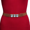 Assorted Color Combo Of 6 Pieces Elastic Waist Belt (Kamarband) For Women//Girls (KMBND105CMB)