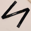 Gold & Black Color Kamarband Elastic Waist Belt For Women//Girls (KMBND491GLD)