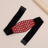 Red Color Kamarband Elastic Waist Belt For Women//Girls (KMBND501RED)