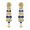 Festive Special Blue Color Kundan Necklace Set (KN101BLU)