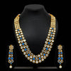 Festive Special Blue Color Kundan Necklace Set (KN101BLU)