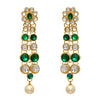 Partywear Special Green Color Kundan Necklace Set (KN101GRN)