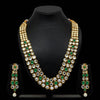 Partywear Special Green Color Kundan Necklace Set (KN101GRN)