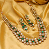 Partywear Special Green Color Kundan Necklace Set (KN101GRN)