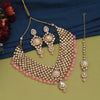 Pink Color Kundan Necklace Set (KN1063PNK)