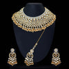 White Color Kundan Necklace Set (KN131WHT)