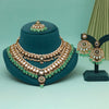 Pista Green Color Kundan Necklace Set (KN1358PGRN)