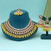 Yellow Color Kundan Necklace Set (KN1375YLW)