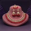 Red Color Kundan Necklace Set