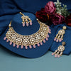 Pink Color Kundan Necklace Set (KN1390PNK)