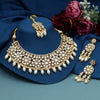 White Color Kundan Necklace Set (KN1390WHT)
