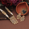 Gold Color Traditional Necklace Set (KN1397GLD)